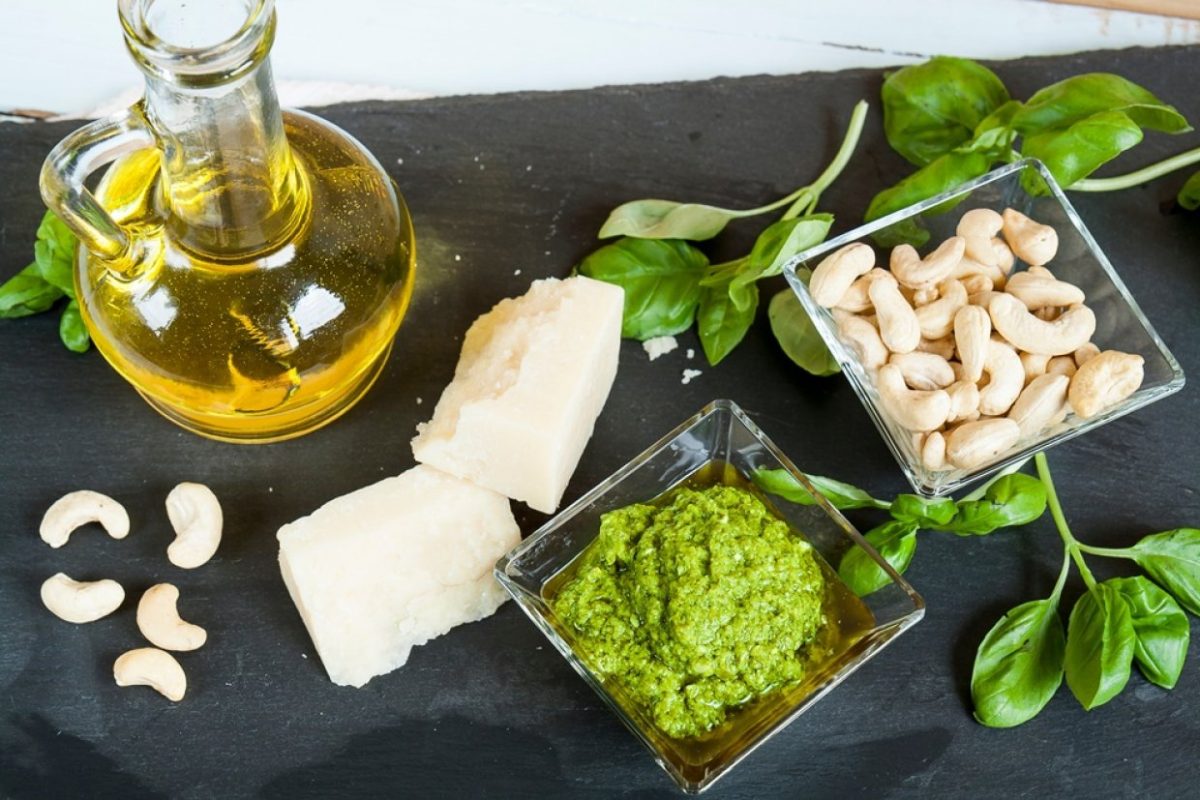 pesto olive oil works